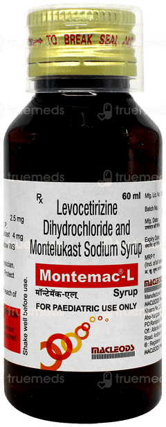 Montemac L Syrup 60Ml Montemac L Syrup 60Ml